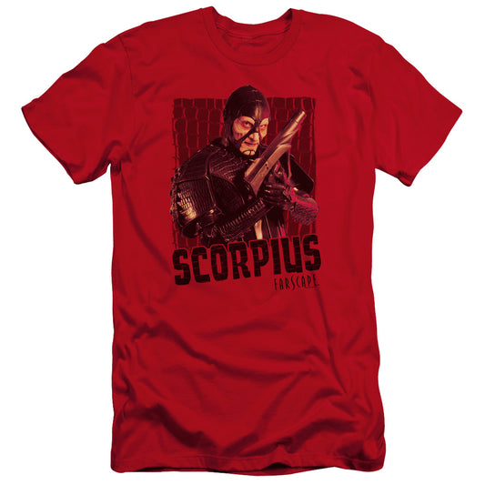 Farscape - Scorpius-premuim Canvas Adult Slim Fit 30/1 - Red