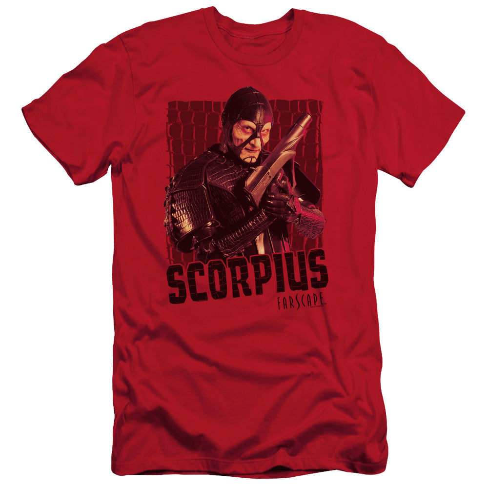 Farscape - Scorpius - Short Sleeve Adult 30/1 - Red T-shirt