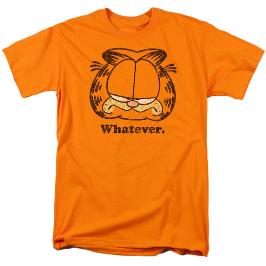 Garfield - Whatever - Short Sleeve Adult 18/1 - Orange T-shirt