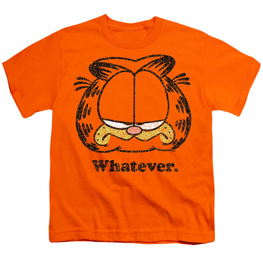 Garfield - Whatever - Short Sleeve Youth 18/1 - Orange T-shirt