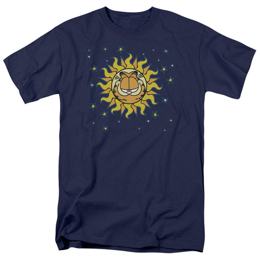 Garfield - Celestial - Short Sleeve Adult 18/1 - Navy T-shirt