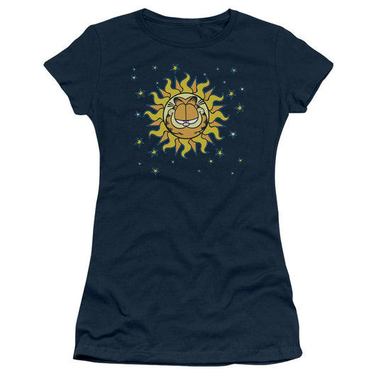 Garfield - Celestial - Short Sleeve Junior Sheer - Navy T-shirt
