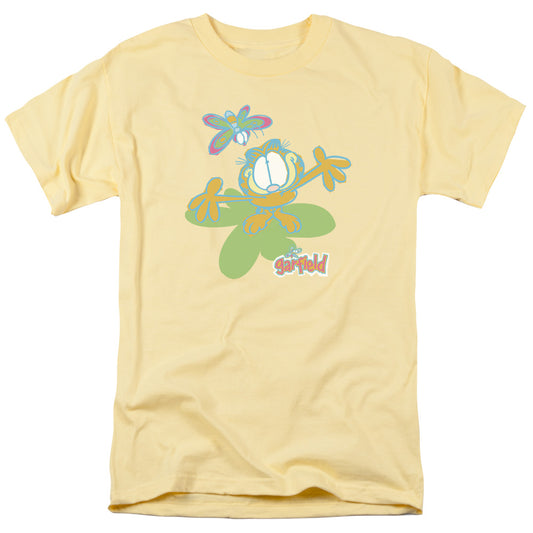Garfield - Butterfly - Short Sleeve Adult 18/1 - Banana T-shirt
