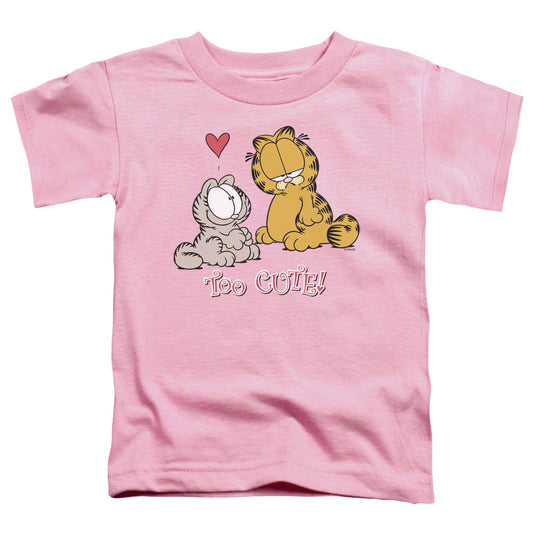 Garfield - Too Cute - Short Sleeve Toddler Tee - Pink T-shirt