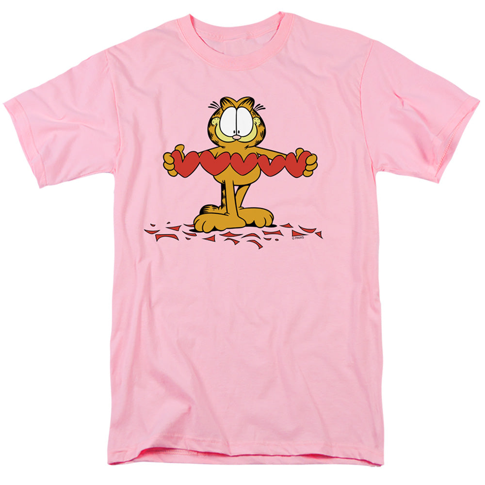 Garfield - Sweetheart - Short Sleeve Adult 18/1 - Pink T-shirt