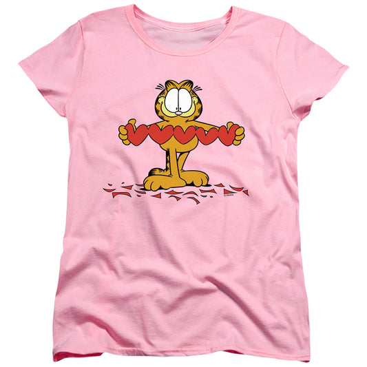 Garfield - Sweetheart - Short Sleeve Womens Tee - Pink T-shirt