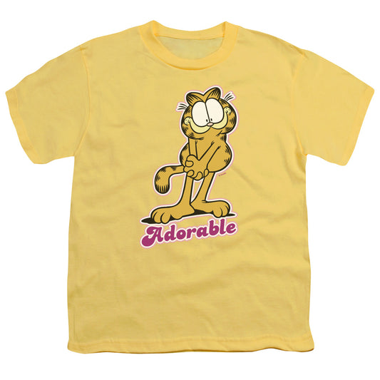Garfield - Adorable - Short Sleeve Youth 18/1 - Banana T-shirt