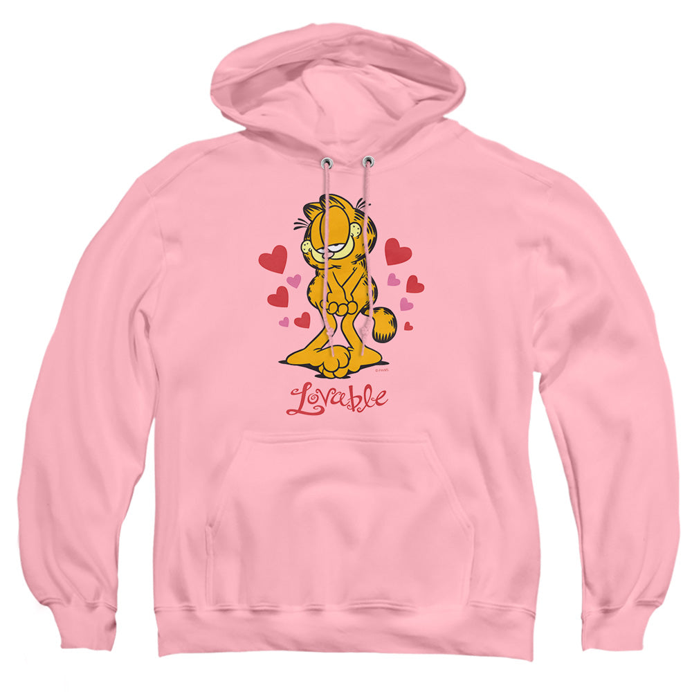 Garfield - Lovable - Adult Pull-over Hoodie - Pink