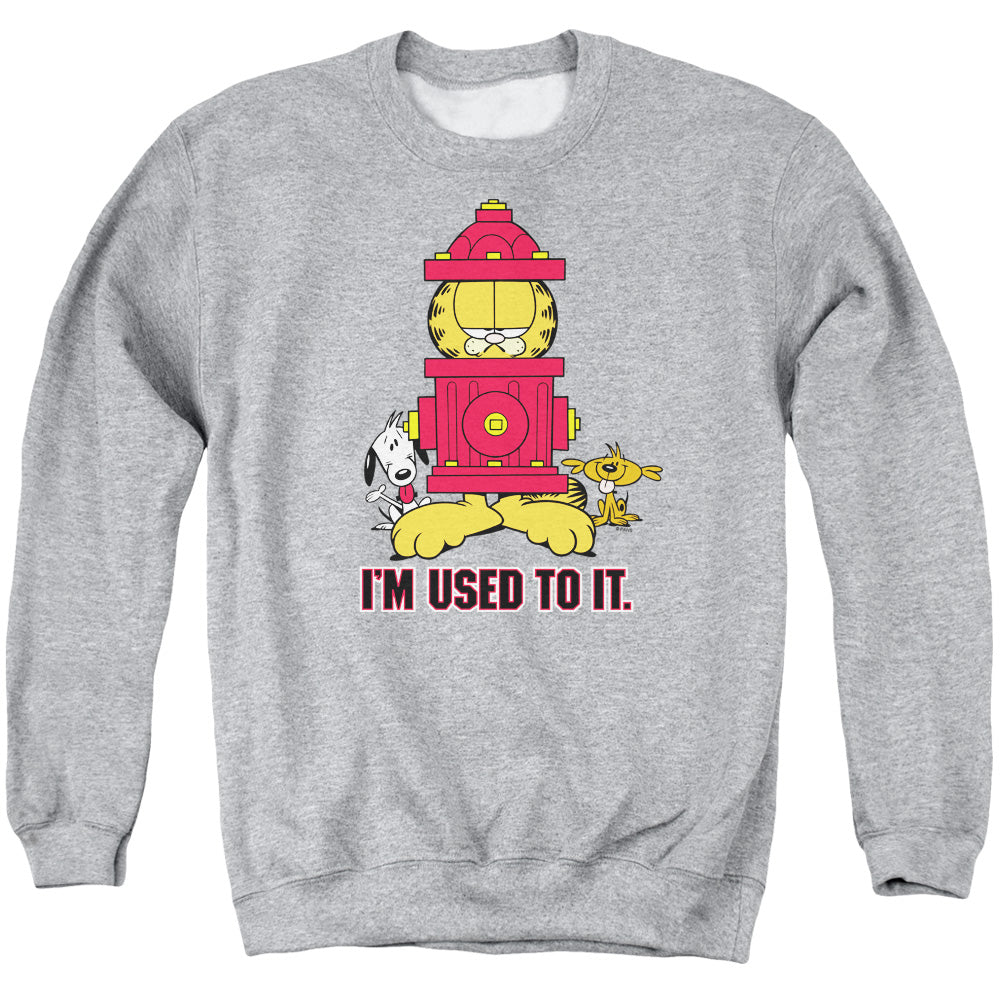 Garfield - I'm Used To It - Adult Crewneck Sweatshirt - Athletic Heather