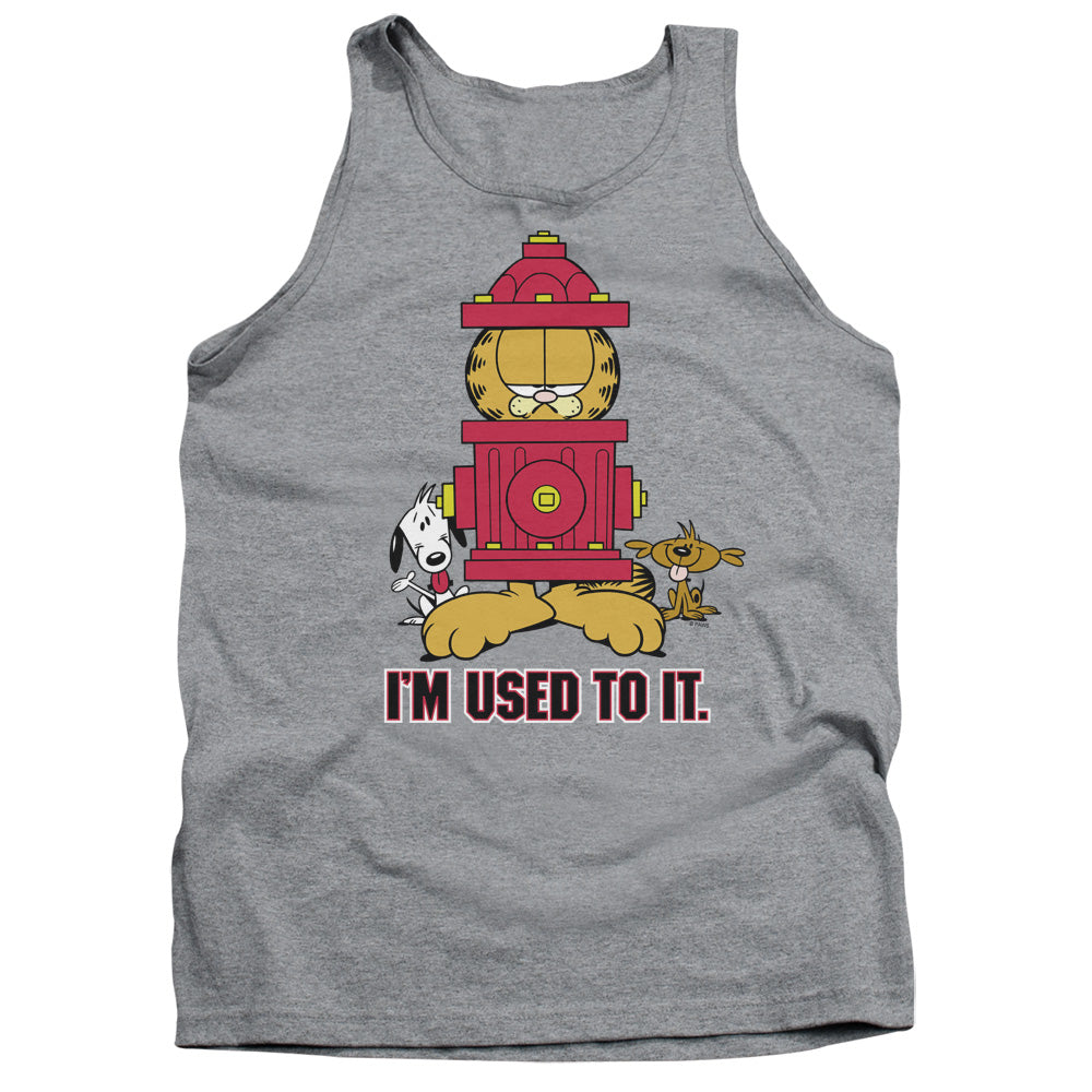 Garfield - Im Used To It - Adult Tank - Athletic Heather