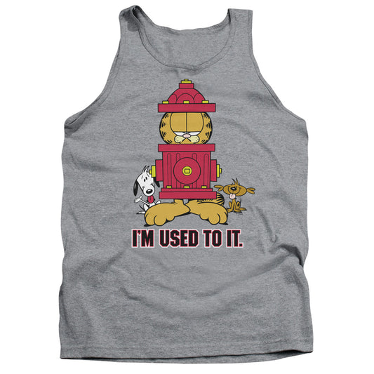 Garfield - Im Used To It - Adult Tank - Athletic Heather