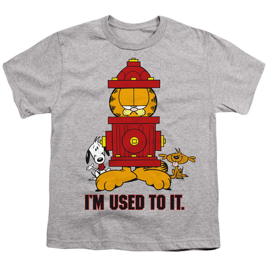 Garfield - Im Used To It - Short Sleeve Youth 18/1 - Athletic Heather T-shirt