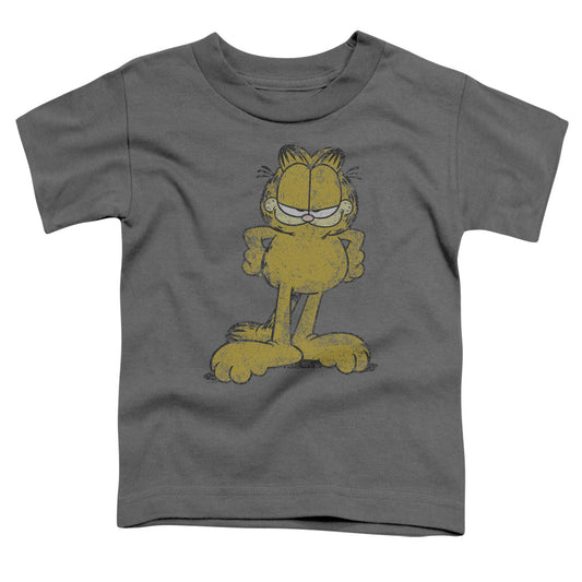 Garfield - Big Ol Cat - Short Sleeve Toddler Tee - Charcoal T-shirt