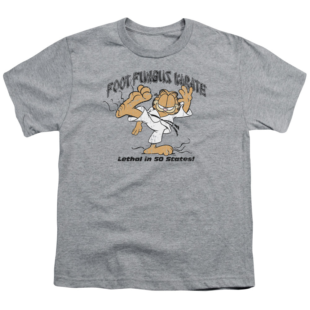 GARFIELD FOOT FUNGUS KARATE - S/S YOUTH 18/1 - ATHLETIC HEATHER T-Shirt