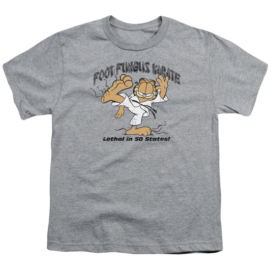 GARFIELD FOOT FUNGUS KARATE - S/S YOUTH 18/1 - ATHLETIC HEATHER T-Shirt