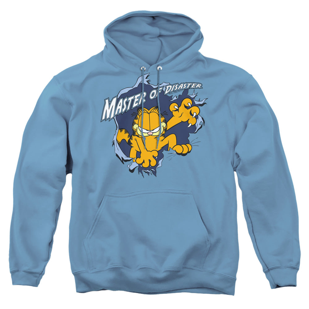 Garfield - Master Of Disaster - Adult Pull-over Hoodie - Carolina Blue
