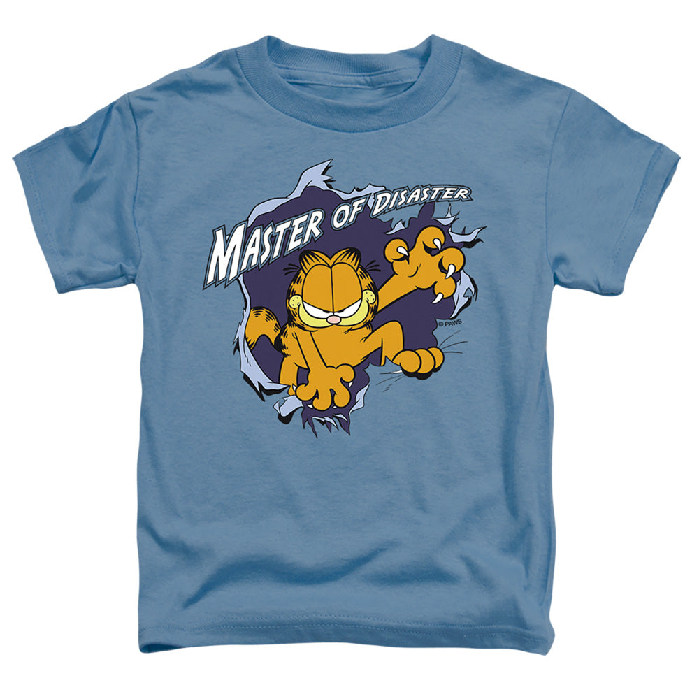 Garfield - Master Of Disaster - Short Sleeve Toddler Tee - Carolina Blue T-shirt