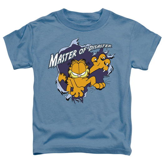 Garfield - Master Of Disaster - Short Sleeve Toddler Tee - Carolina Blue T-shirt