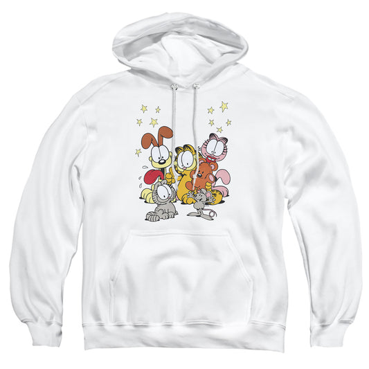 Garfield - Friends Are Best - Adult Pull-over Hoodie - White