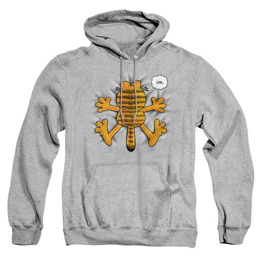 Garfield - Ow - Adult Pull-over Hoodie - Athletic Heather