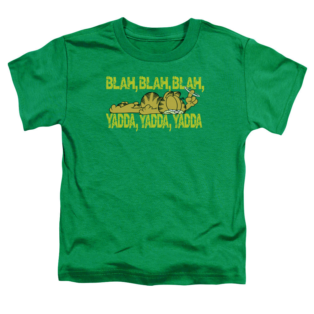 Garfield - Blah Blah Blah - Short Sleeve Toddler Tee - Kelly Green T-shirt