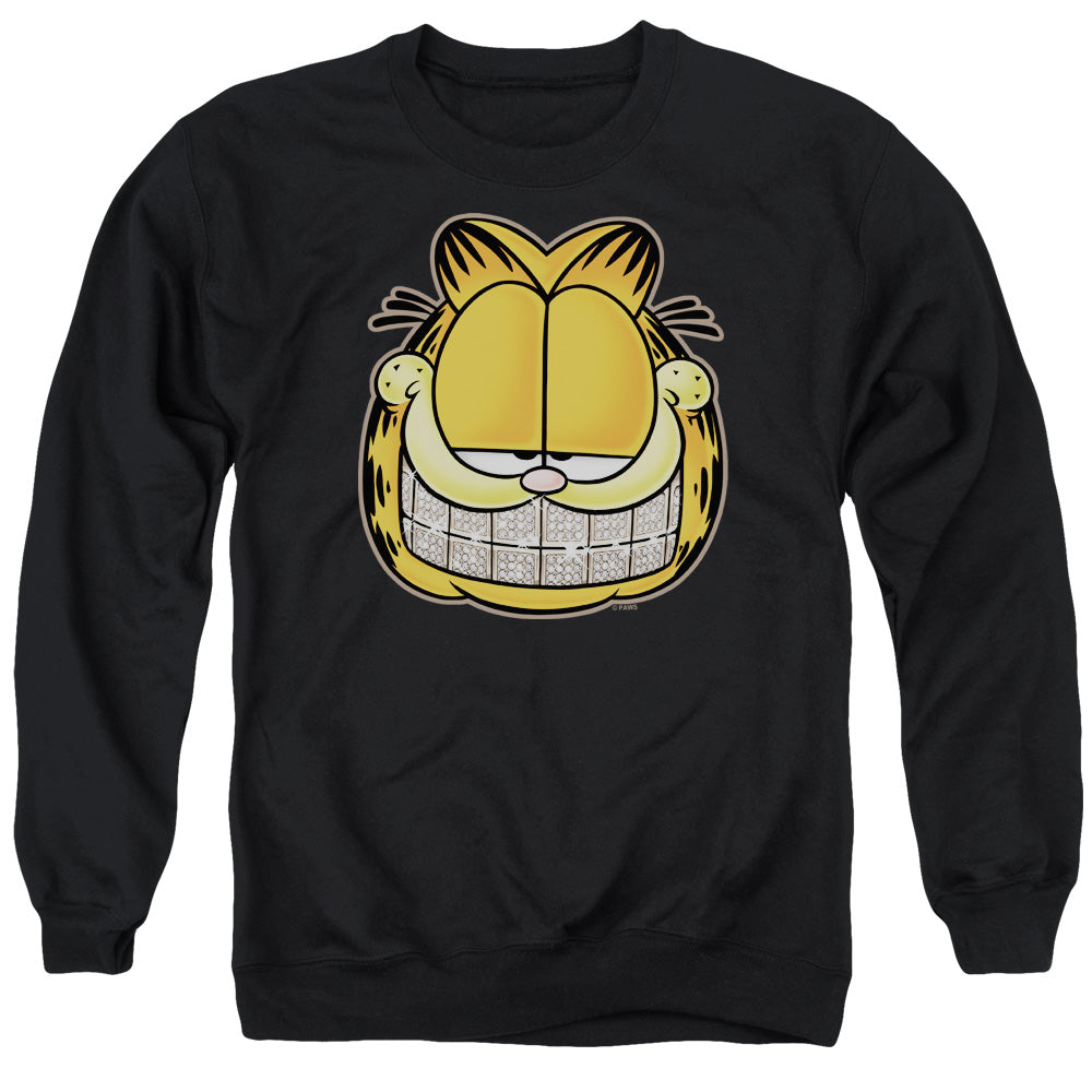 Garfield - Nice Grill - Adult Crewneck Sweatshirt - Black