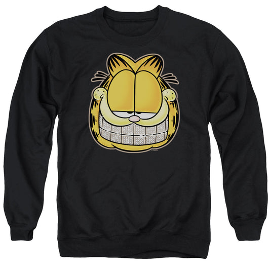 Garfield - Nice Grill - Adult Crewneck Sweatshirt - Black