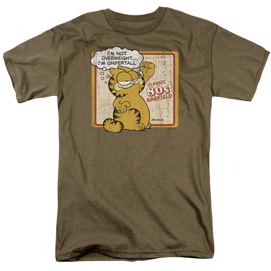 Garfield - Undertall - Short Sleeve Adult 18/1 - Safari Green T-shirt