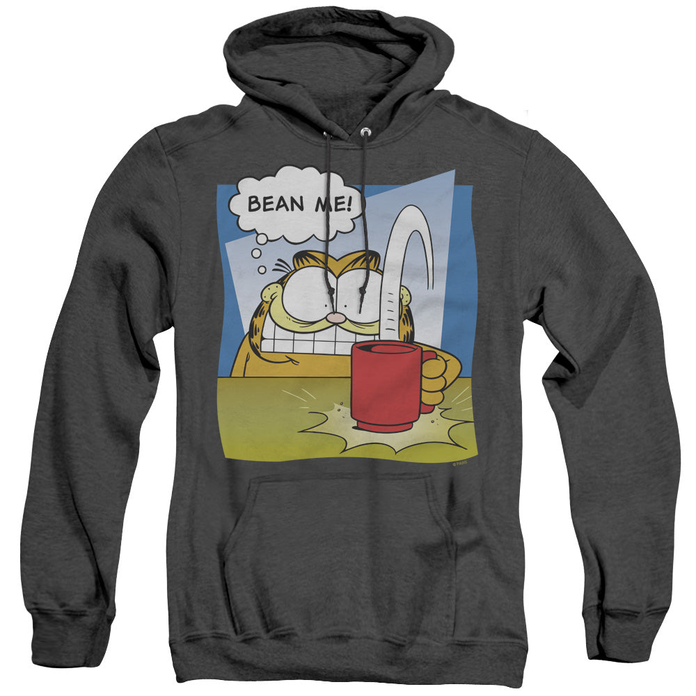 Garfield - Bean Me - Adult Heather Hoodie - Black