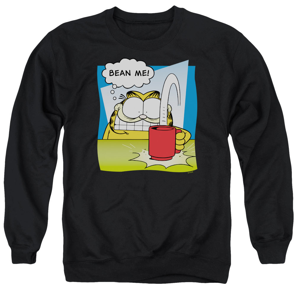 Garfield Bean Me - Adult Crewneck Sweatshirt - Black