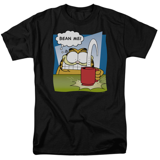 Garfield - Bean Me - Short Sleeve Adult 18/1 - Black T-shirt