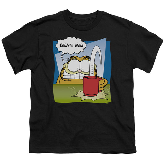 Garfield - Bean Me - Short Sleeve Youth 18/1 - Black T-shirt