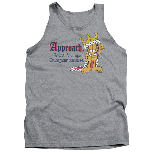 Garfield - State Your Business - Adult Tank - Athletic Heather