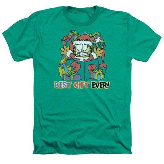 Garfield - Best Gift Ever - Adult Heather - Kelly Green