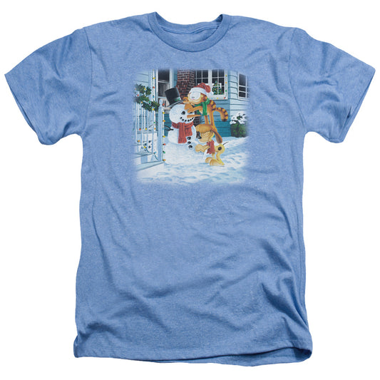 Garfield - Snow Fun - Adult Heather - Light Blue