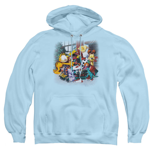 Garfield - Mine! - Adult Pull-over Hoodie - Light Blue