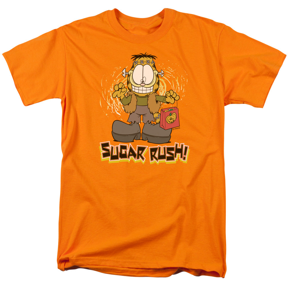 Garfield - Sugar Rush - Short Sleeve Adult 18/1 - Orange T-shirt
