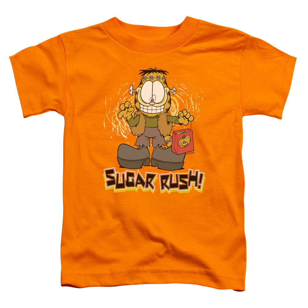 Garfield - Sugar Rush - Short Sleeve Toddler Tee - Orange T-shirt