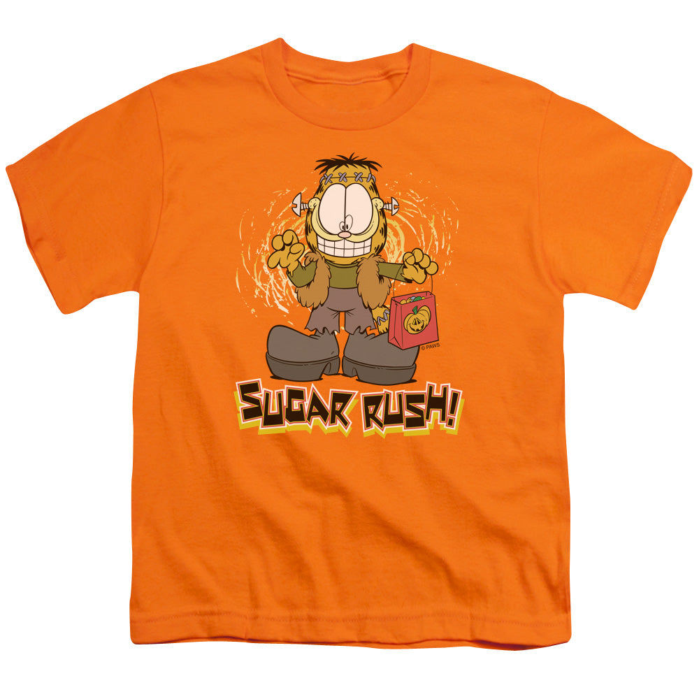 Garfield - Sugar Rush - Short Sleeve Youth 18/1 - Orange T-shirt