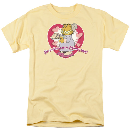 Garfield - Dont Forget Grandma - Short Sleeve Adult 18/1 - Banana T-shirt