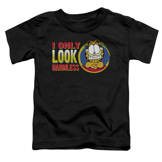 Garfield - I Only Look Harmless - Short Sleeve Toddler Tee - Black T-shirt