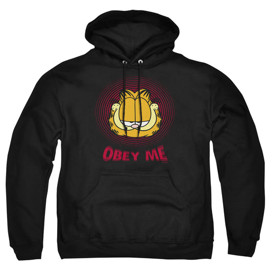 Garfield - Obey Me - Adult Pull-over Hoodie - Black