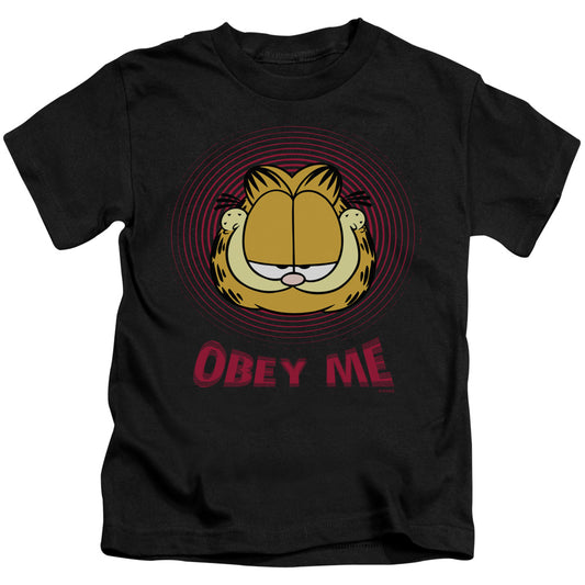 GARFIELD OBEY ME - S/S JUVENILE 18/1 - BLACK - T-Shirt