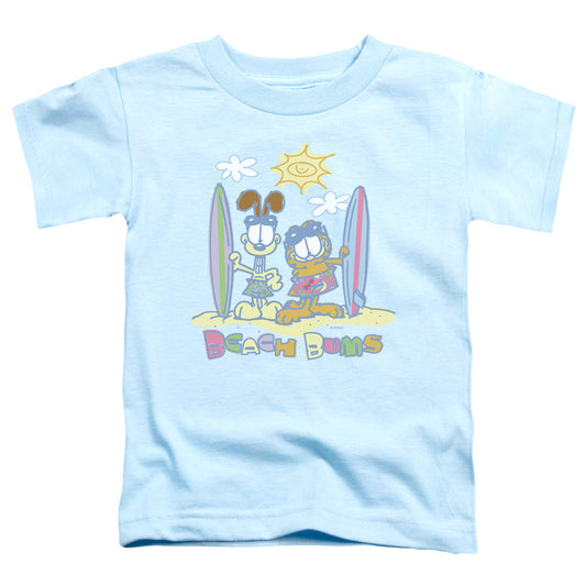 Garfield - Beach Bums - Short Sleeve Toddler Tee - Light Blue T-shirt