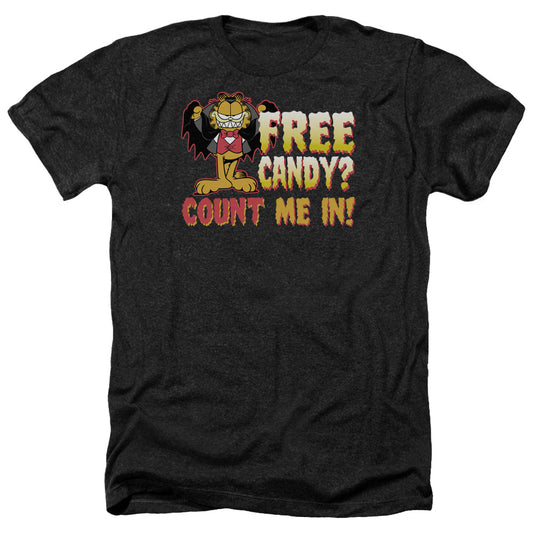 Garfield - Count Me In - Adult Heather-black