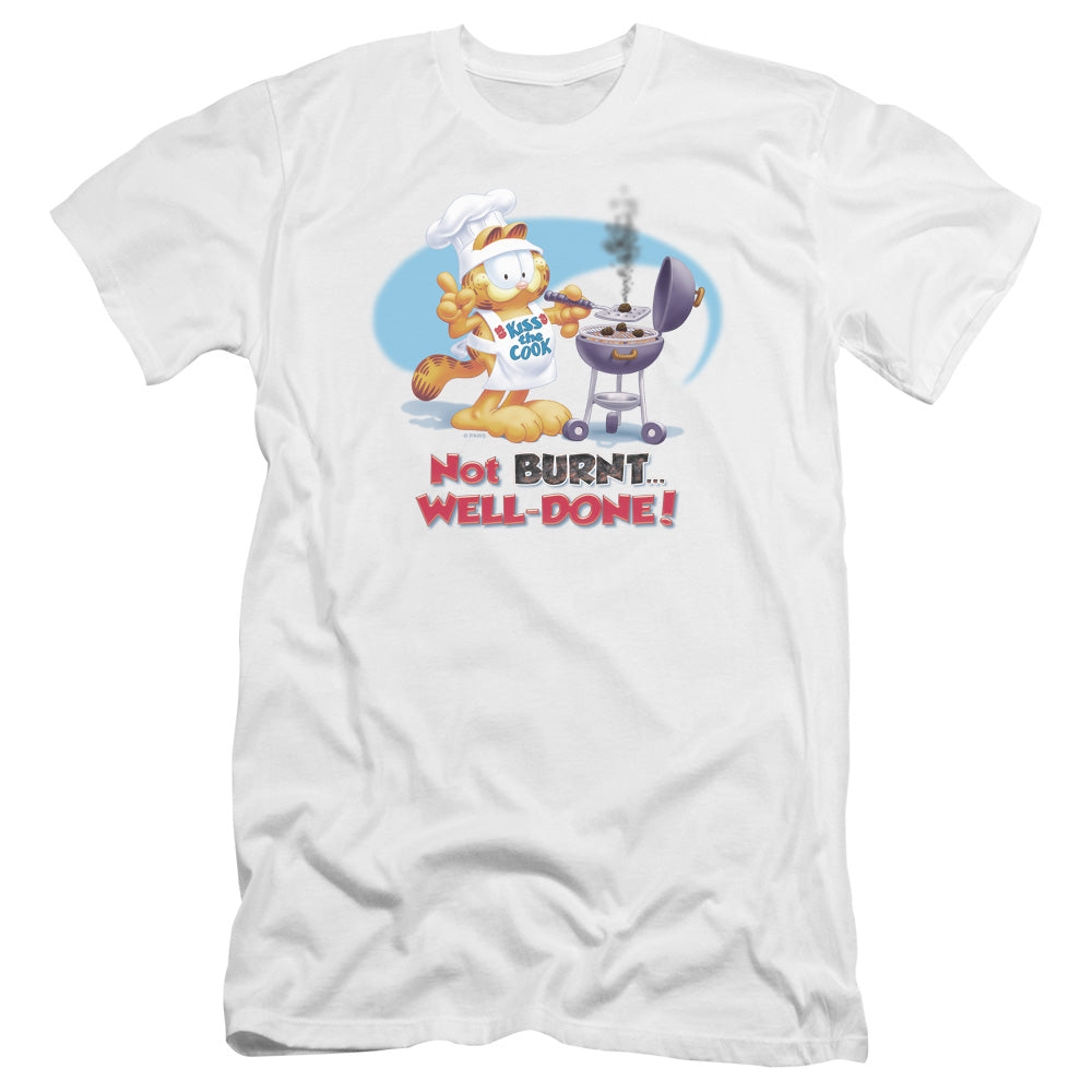 Garfield - Well Done-premuim Canvas Adult Slim Fit 30/1 - White