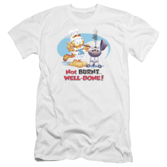 Garfield - Well Done-premuim Canvas Adult Slim Fit 30/1 - White