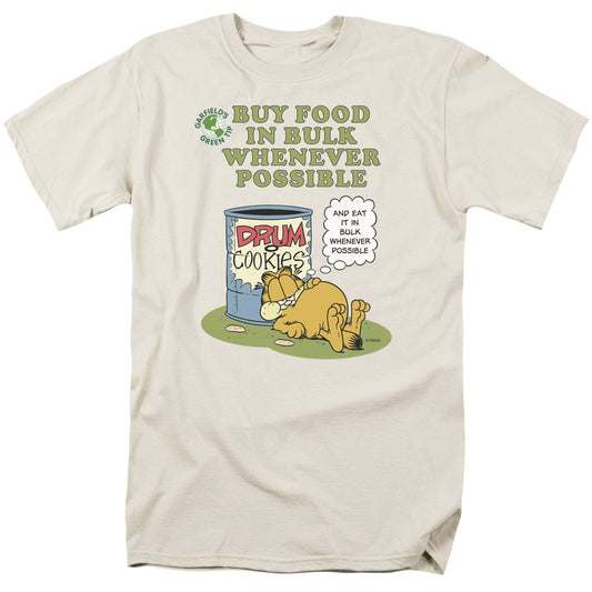 Garfield - Buy In Bulk - Short Sleeve Adult 18/1 - Cream T-shirt