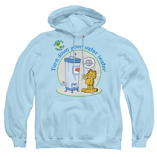 Garfield - Plant A Tree - Adult Pull-over Hoodie - Light Blue