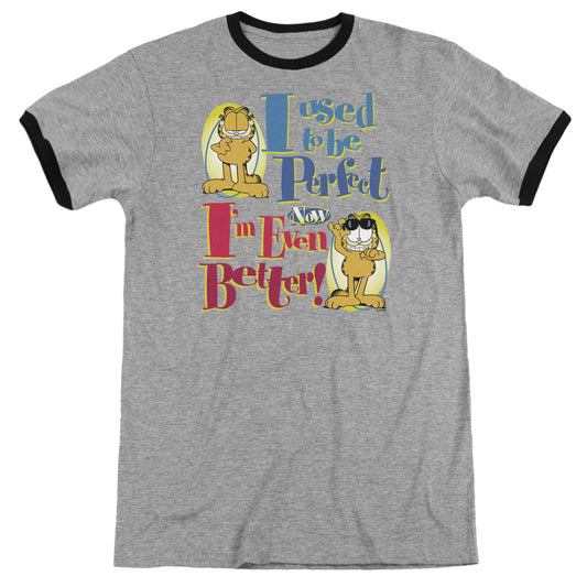 Garfield - Even Better - Adult Ringer - Heather/black